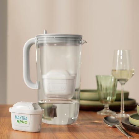 Cam Su Arıtma Sürahisi 1x MAXTRA PRO Pure Performance Filtreli - Açık Mavi (2,5L)