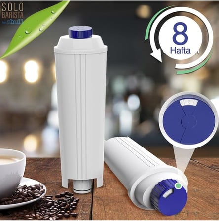 Pure Kafe Ds012 - Delonghi için 2 Adet Kahve Makinesi Su Filtresi