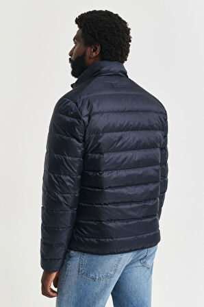 Erkek Regular Fit Dik Yaka Kapitoneli Şişme Mont - Lacivert | M