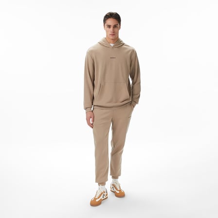 Converse Erkek Bej Kapüşonlu Sweatshirt