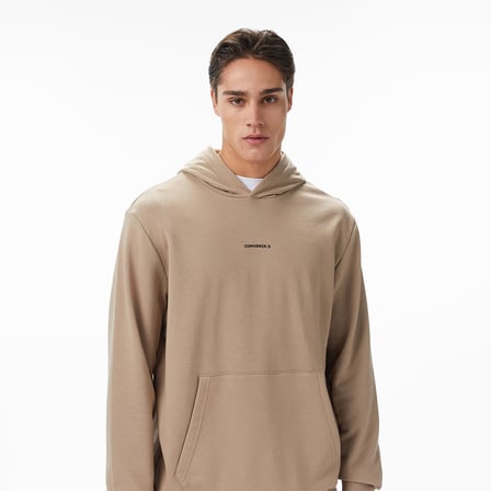 Converse Erkek Bej Kapüşonlu Sweatshirt