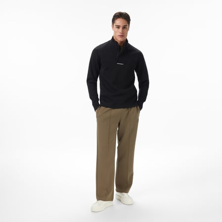 Converse Erkek Siyah Dik Yaka Sweatshirt