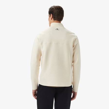 Converse Erkek Ekru Dik Yaka Sweatshirt