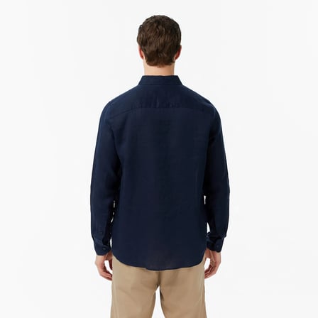 Nautica Regular Fit Erkek Keten Gömlek W65101T