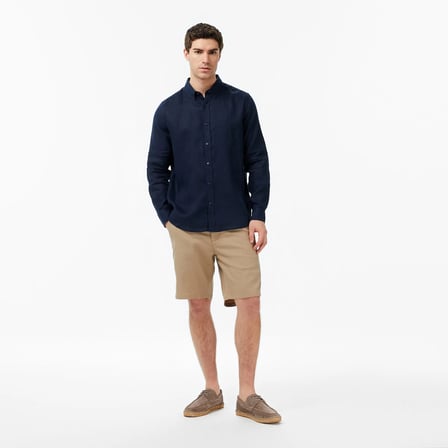Nautica Regular Fit Erkek Keten Gömlek W65101T