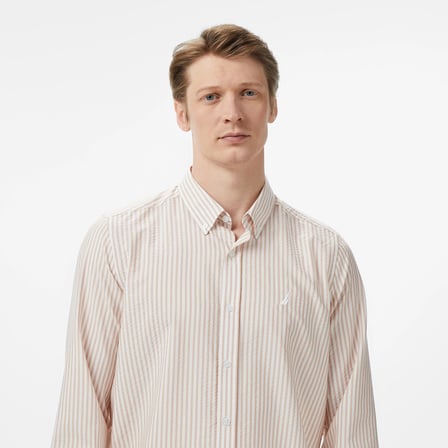 Nautica Regular Fit Çizgili Erkek Gömlek W65445T
