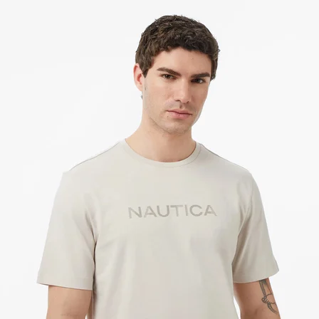 Nautica Regular Fit Baskılı Erkek T-Shirt V65343T