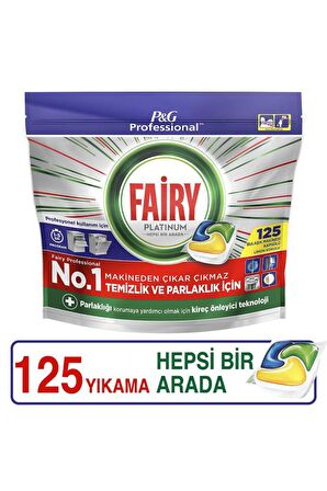 Fairy Hepsi Bir Arada Bulaşık Makinesi Tableti 125'li 