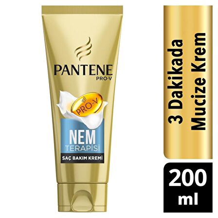 Pantene Pro-V 3 Minute Nem Terapisi Nemlendirici Tüm Saç Tipleri İçin Bakım Yapan Saç Kremi 200 ml