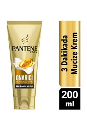 Pantene Pro-V 3 Minute Miracle Onarıcı Yıpranmış Saçlar İçin Bakım Yapan Saç Kremi 200 ml