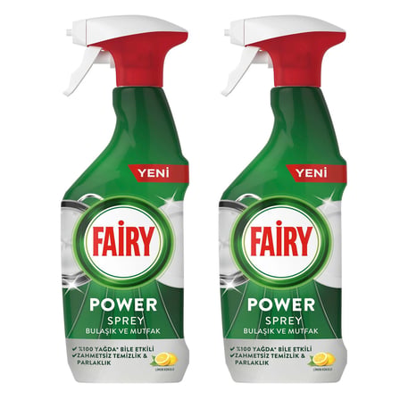 Fairy Power Sprey 500 ml 2 li