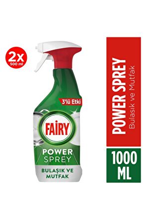 Fairy Power Sprey 3’ü 1 Arada Bulaşık Ve Mutfak 500 Ml 2 Adet