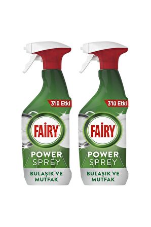 Fairy Power Sprey 3’ü 1 Arada Bulaşık Ve Mutfak 500 Ml 2 Adet