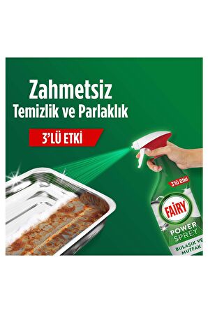 Fairy Power Sprey 3’ü 1 Arada Bulaşık Ve Mutfak 500 Ml 2 Adet