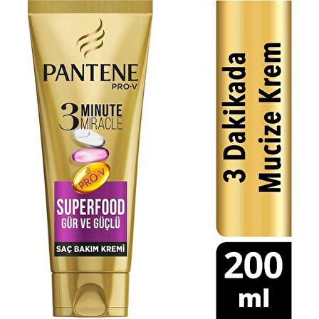 PANTENE 200ML SAÇ KREMİ SUPERFOOD GÜR VE GÜÇLÜ 