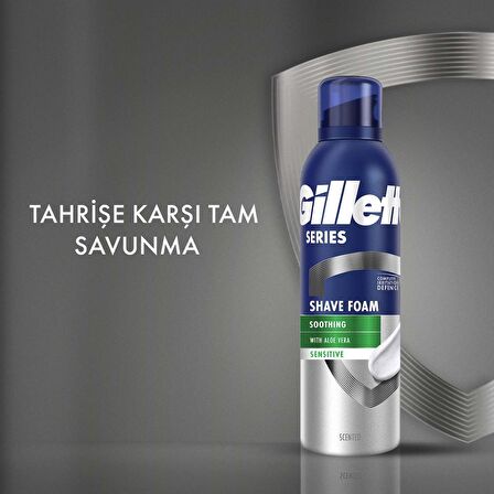 Gillette Series Tıraş Köpüğü Yatıştırıcı 200 ml