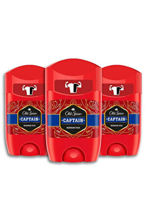 Deo Stick 50 ml Captain 3 Adet