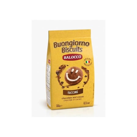 Balocco Faccine Çikolata ve Kakaolu Bisküvi 350 g e