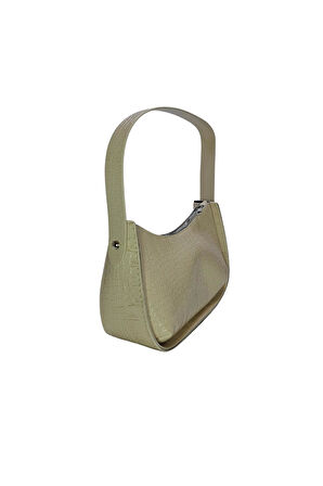 Vos Versa Kadın Baget Omuz Çanta Krokodil Desenli