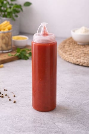 Sos Şişesi, Şeffaf, Ketçap Mayonez Hardal, 700 ml, 1 Adet