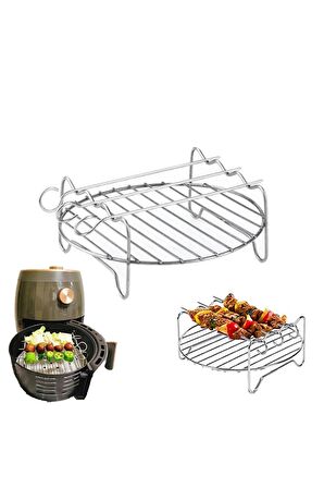 Cosori Sıcak Hava Fritözü Xxl Yağsız 5,5 Lt ile Uyumlu Izgara Teli 3 Şişli
