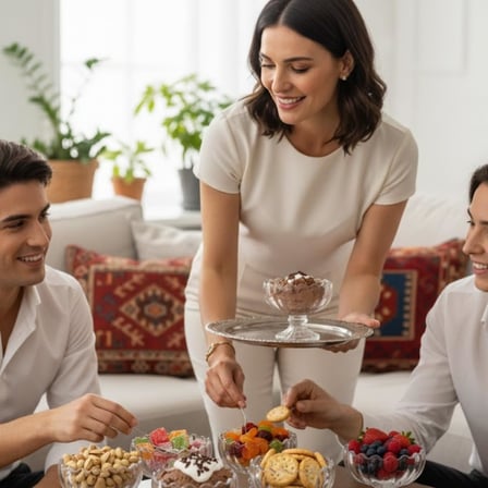 6’lı Cam Ayaklı Kase Seti – Kristal Desenli Sunum Kasesi, Tatlı, Meyve ve Atıştırmalık Servis Kasesi