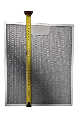 Franke Uyumlu Davlumbaz Filtresi 253x300 Aspiratör Tel Filtre Ön Kısım Tek Tırnak, Arka Tırnaksız