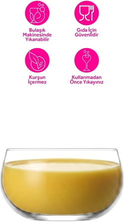 Cleo Cam Çorba Kasesi 3'Lü Küçük Boy 390 Ml (Salata/Meze/Kahvaltı Kasesi)