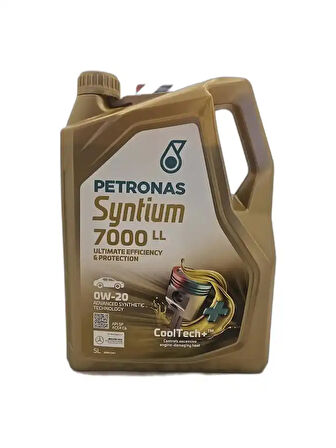 Petronas Syntium 7000 LL 0W 20 İleri Tam Sentetik Motor Yağı BMW Onaylı