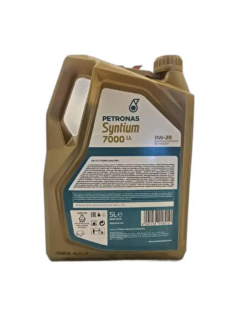 Petronas Syntium 7000 LL 0W 20 İleri Tam Sentetik Motor Yağı BMW Onaylı