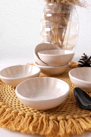 Krem Sirius Çerezlik/Sosluk 10 Cm 6 Adet 030