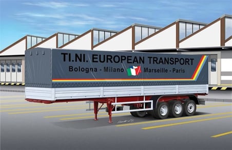 1/24 Canvas 40ft (Classic) Tır Dorsesi Maketi, Italeri 3908