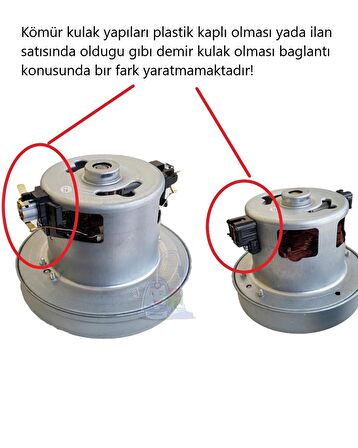 Arçelik S 4240 Uyumlu Elektrikli Süpürge Motoru