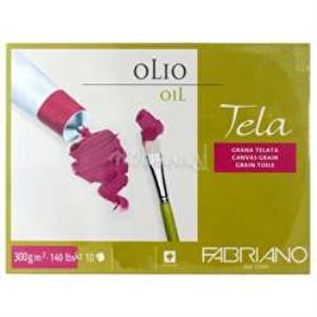 Fabriano Tela Yağlı Boya Blok Defter 300g 10 Yaprak 36x48