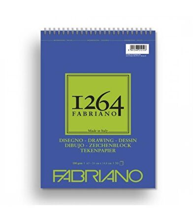 FABRİANO 1264 DRAWING 180 GR A5 30 YAPRAK SPİRALLİ ÇİZİM DEFTERİ