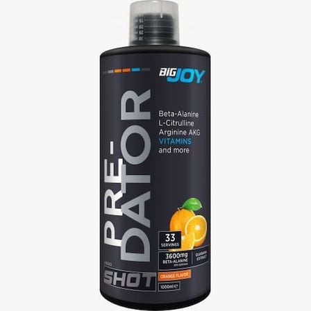 Sports Predator Shot, Portakal, 1000ml