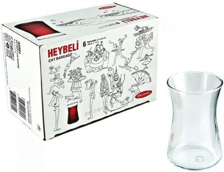 42361 Heybeli Çay Bardağı 6'lı 165 cc
