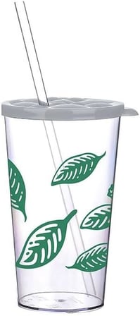 Limonlu Milkshake Baloncuklu Bardak, 700 ml Kapasite