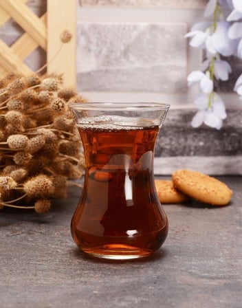 PAŞABAHÇE VEFA ÇAY BARDAĞI 6'LI BARDAK PENCERELİ KUTU - 42771