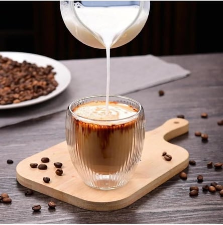 Çift Cidarlı Cam, Kahve, Latte, Espresso, Meşrubat, Su Bardağı, 250 ML, Su Bardak, 1 Adet, 12321