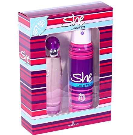 She Edt Sexy 50 Ml+Deodorant 150 Ml Kofre