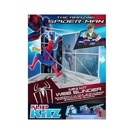 Lisanslı Klip Kitz Spider-Man Mini Kit Web Slinger Maket