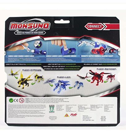 MONSUNO, Lisanslı Backslash-Shadowhornet Figürleri, Fırlatma Kapsülleri ve 2 Oyun Kartı