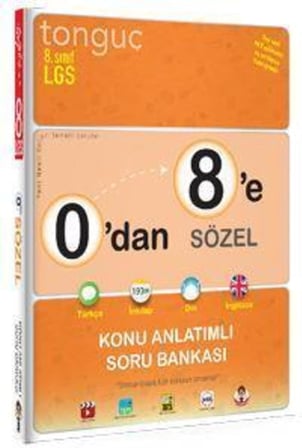 0'dan 8'e Sözel Konu Anlatımlı Soru Bankası