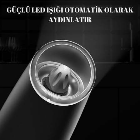 Şarjlı Işıklı Full Otomatik Yeni Nesil Tuz Karabiber Değirmeni Baharat Öğütücü