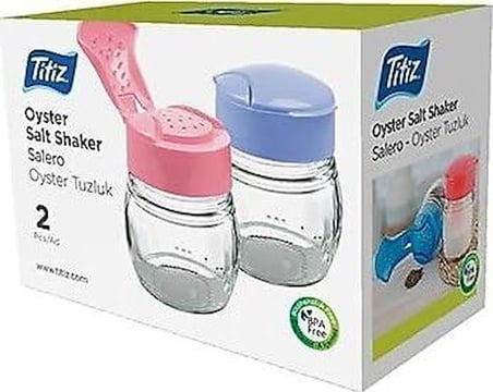 Titiz Baharatlık ve Tuzluk Seti (2 Adet) - 80 ml Masaüstü Kavanoz KC-202