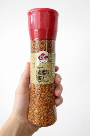 Soğan & Sarımsak Baharat Karışımı 170 g | Porselen Değirmen Kapaklı