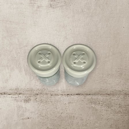 Cam Tuzluk 2 Adet Plastik Kapaklı (Kutuludur)- 75 CC