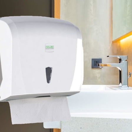 K20 Z Katlı Kağıt Havlu Dispenseri Kapasite 200 Kağıt Beyaz