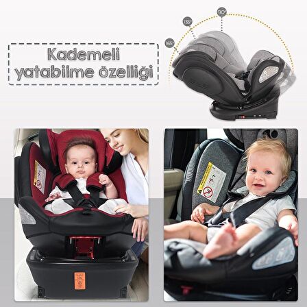 Lorelli Aviator 0-36 kg 360 Derece Dönen Isofix Oto Koltuğu